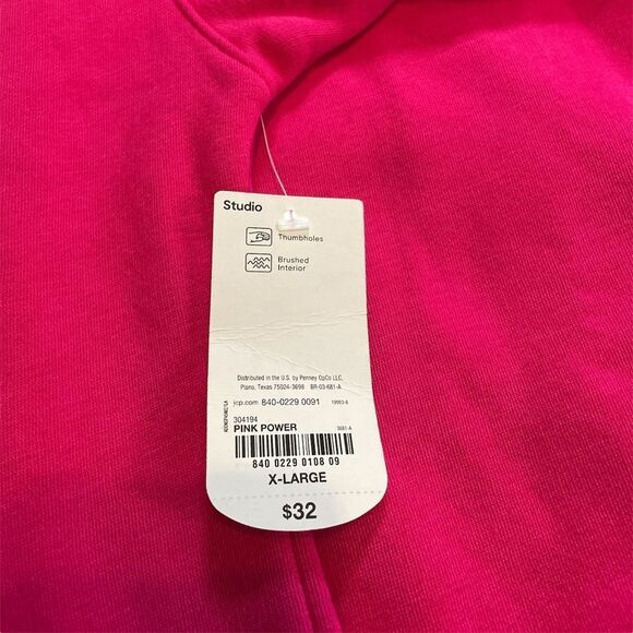 Xersion Womens Super Soft Fleece Crew Neck Long Sleeve Sweatshirt size XL - Picture 2 of 7